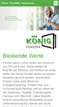 Mobile Screenshot of koenigfenster.de